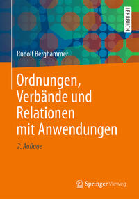 Vorderes Coverbild Ordnungen, Verbände und Relationen mit Anwendungen