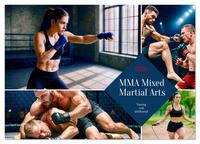 Vorderes Coverbild MMA Mixed Martial Arts (Wandkalender 2026 DIN A4 quer), CALVENDO Monatskalender