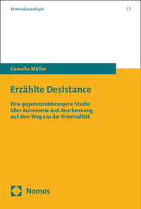 Vorderes Coverbild Erzählte Desistance