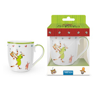 Vorderes Coverbild TRÖTSCH - Pettersson und Findus Kindertasse Geschenktasse aus Porzellan Findus