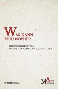 Vorderes Coverbild Was kann Philosophie?
