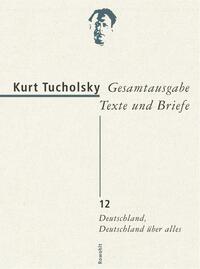 Vorderes Coverbild Gesamtausgabe Texte und Briefe 12