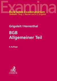 Vorderes Coverbild BGB Allgemeiner Teil