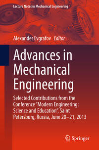 Vorderes Coverbild Advances in Mechanical Engineering