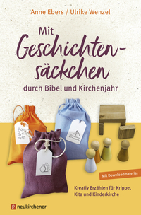 Vorderes Coverbild Mit Geschichtensäckchen durch Bibel und Kirchenjahr