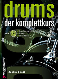 Vorderes Coverbild DRUMS - DER KOMPLETTKURS