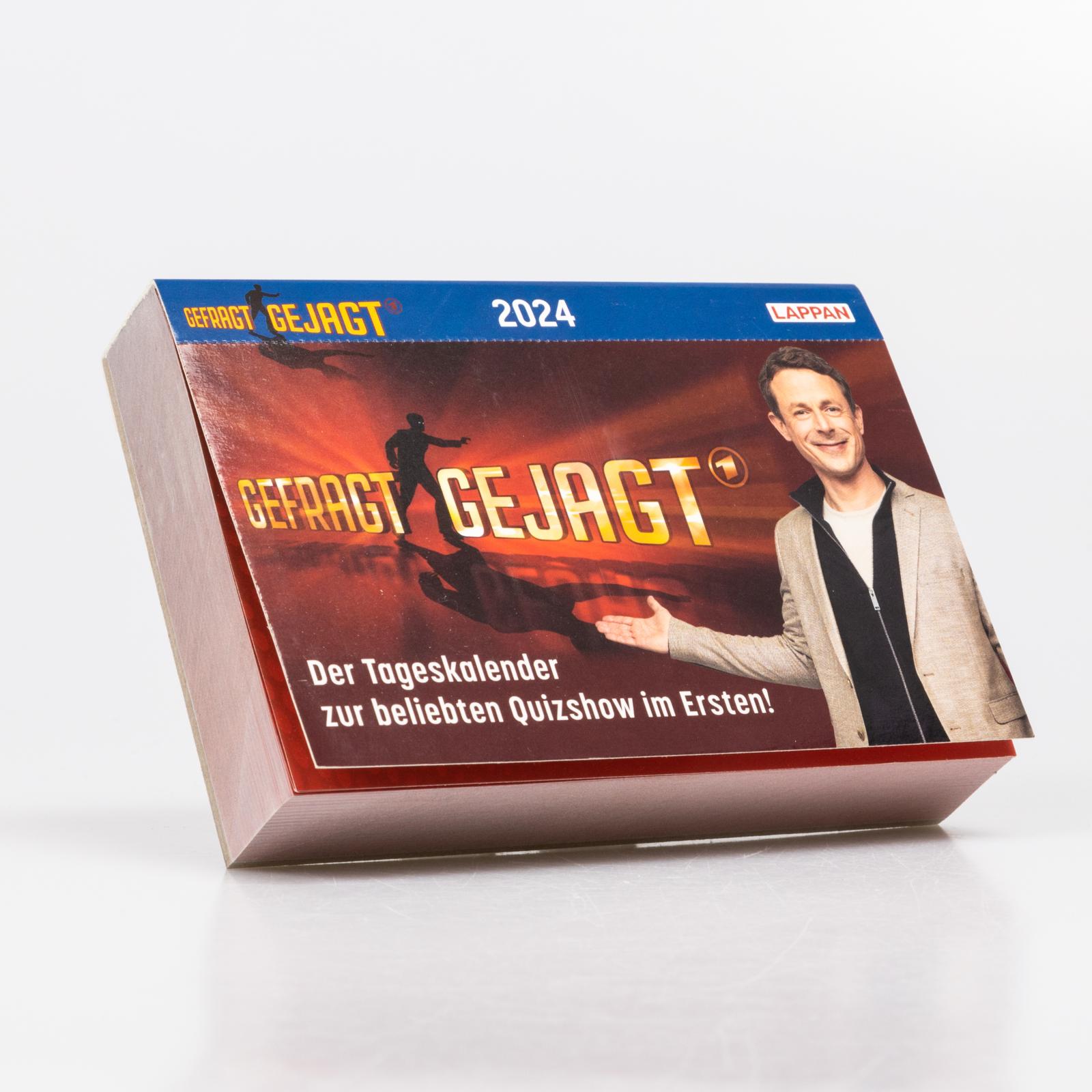 Anderes Coverbild Gefragt Gejagt – Tageskalender 2024