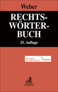 Vorderes Coverbild Rechtswörterbuch