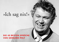 Vorderes Coverbild Postkartenbuch »Ich sag nix!«