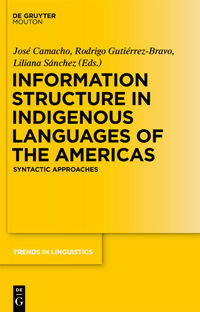 Vorderes Coverbild Information Structure in Indigenous Languages of the Americas