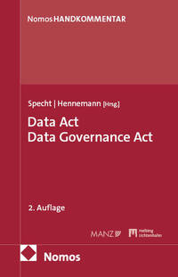 Vorderes Coverbild Data Act. Data Governance Act: DA, DGA