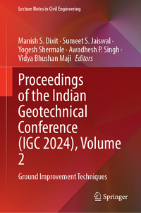 Vorderes Coverbild Proceedings of the Indian Geotechnical Conference (IGC 2024), Volume 2