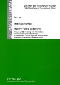 Vorderes Coverbild Modern Public Budgeting