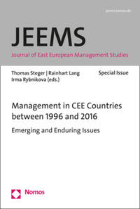 Vorderes Coverbild Management in CEE Countries between 1996 and 2016