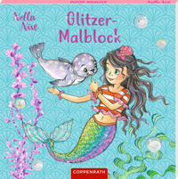 Vorderes Coverbild Glitzer-Malblock (Nella Nixe)