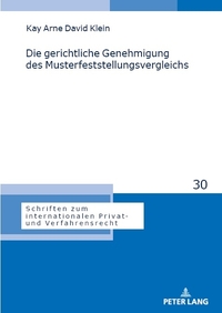 Vorderes Coverbild Die gerichtliche Genehmigung des Musterfeststellungsvergleichs