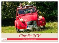 Vorderes Coverbild Citroën 2 CV - Zum Kippen zu schade (Wandkalender 2026 DIN A3 quer), CALVENDO Monatskalender