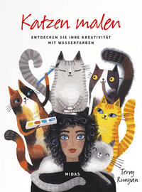 Vorderes Coverbild Katzen malen