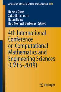 Vorderes Coverbild 4th International Conference on Computational Mathematics and Engineering Sciences (CMES-2019)