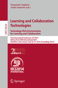 Vorderes Coverbild Learning and Collaboration Technologies: Technology-Rich Environments for Learning and Collaboration.