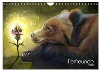 Vorderes Coverbild Tierfreunde (Wandkalender 2026 DIN A4 quer), CALVENDO Monatskalender