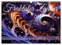 Vorderes Coverbild Fraktaler Zauber (Wandkalender 2026 DIN A3 quer), CALVENDO Monatskalender