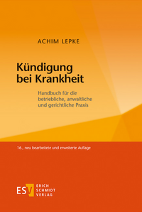 Vorderes Coverbild Kündigung bei Krankheit