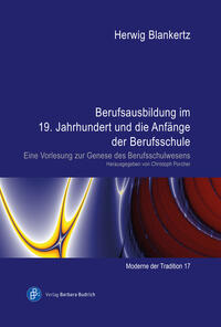 Vorderes Coverbild Berufsausbildung im 19. Jahrhundert und die Anfänge der Berufsschule