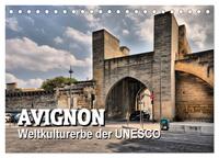 Vorderes Coverbild Avignon - Weltkulturerbe der UNESCO (Tischkalender 2025 DIN A5 quer), CALVENDO Monatskalender