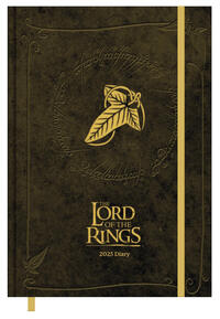 Vorderes Coverbild Pyramid – Lord of the Rings 2025 A5 Diary 14,8x21cm, Fantasy-Epos-Kalender, täglicher Planer für Film- und Buchliebhaber, perfekt für Büro & Schule Organisationsmittel