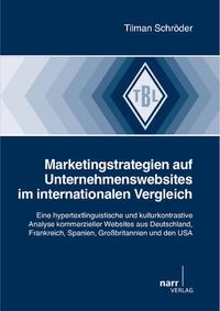 Vorderes Coverbild Marketingstrategien auf Unternehmenswebsites im internationalen Vergleich