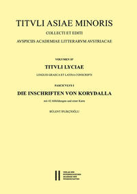 Vorderes Coverbild Die Inschriften von Korydalla