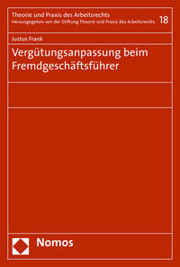 Vorderes Coverbild Vergütungsanpassung beim Fremdgeschäftsführer