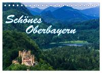 Vorderes Coverbild Schönes Oberbayern (Tischkalender 2025 DIN A5 quer), CALVENDO Monatskalender