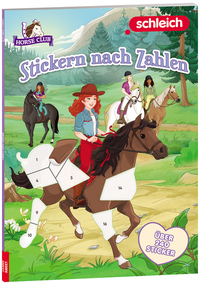 Vorderes Coverbild SCHLEICH® Horse Club™ – Stickern nach Zahlen