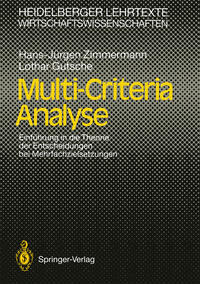 Vorderes Coverbild Multi-Criteria Analyse