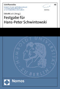 Vorderes Coverbild Festgabe für Hans-Peter Schwintowski