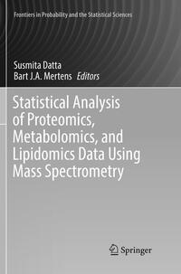 Vorderes Coverbild Statistical Analysis of Proteomics, Metabolomics, and Lipidomics Data Using Mass Spectrometry