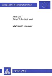 Vorderes Coverbild Musik und Literatur