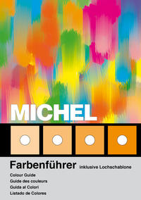 Vorderes Coverbild MICHEL-Farbenführer mit Lochschablone