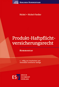 Vorderes Coverbild Produkt-Haftpflichtversicherungsrecht