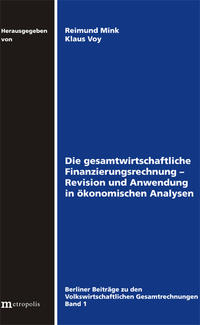 Vorderes Coverbild Die gesamtwirtschaftliche Finanzierungsrechnung