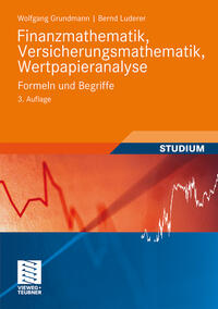 Vorderes Coverbild Finanzmathematik, Versicherungsmathematik, Wertpapieranalyse