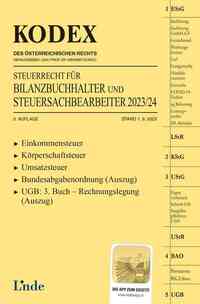 Vorderes Coverbild KODEX Steuerrecht für Bilanzbuchhalter und Steuersachbearbeiter 2023/24