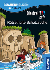 Vorderes Coverbild Die drei ??? Kids, Bücherhelden 2. Klasse, Rätselhafte Schatzsuche