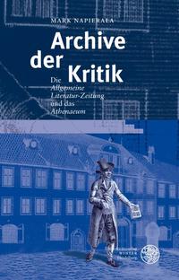 Vorderes Coverbild Archive der Kritik