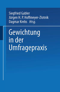 Vorderes Coverbild Gewichtung in der Umfragepraxis