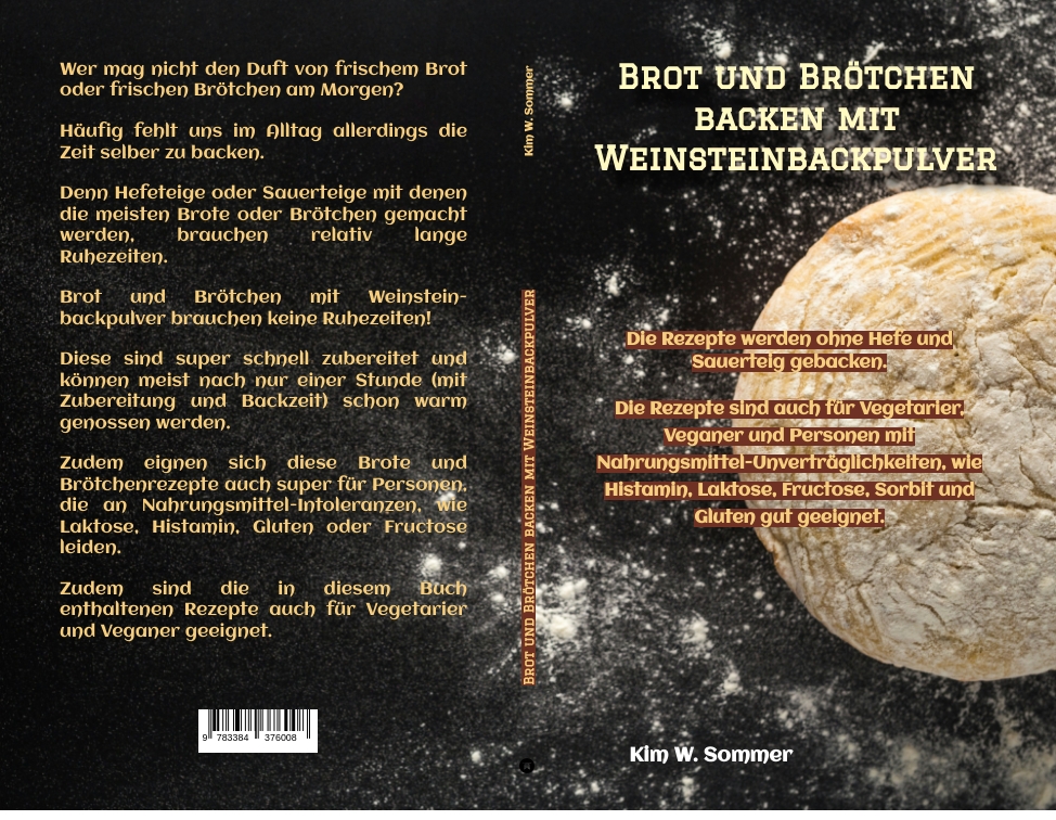 Gesamtes Coverbild Brot und Brötchen backen mit Weinsteinbackpulver