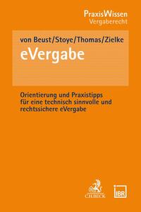 Vorderes Coverbild Praxishandbuch eVergabe