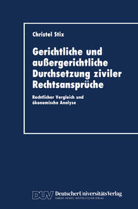 Vorderes Coverbild Gerichtliche und außergerichtliche Durchsetzung ziviler Rechtsansprüche